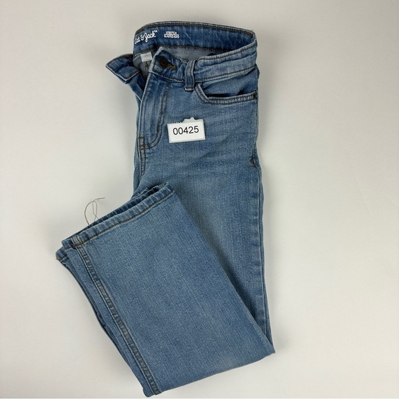 Cat & Jack Jeans Boys 10 Bootcut Stretch Light Wash - Picture 1 of 7